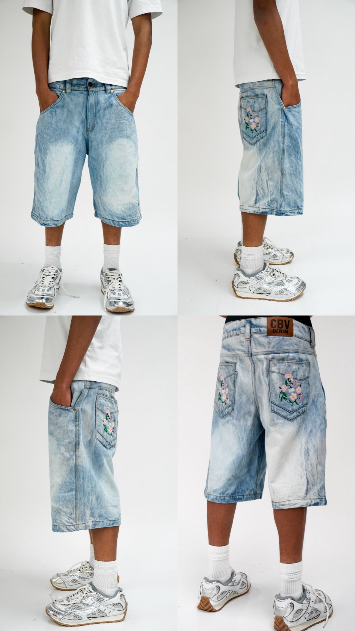 Denim Pedal Jorts
